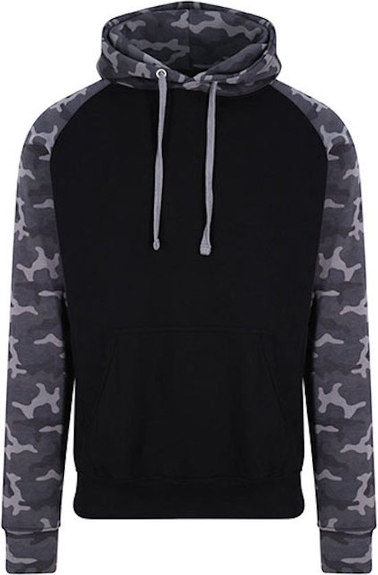 Classic Hoodie met capuchon 'Baseball' Black/Camo - S