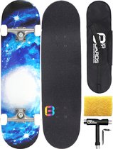 Big Bang Boards® PRO Andromeda Edition – Skateboard avec sac et outil de skate – Skateboard Garçons – Skateboard Filles – Skateboard Adultes – Deck – Skate