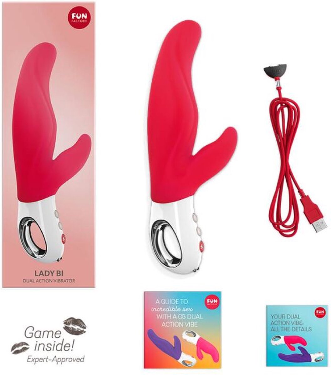 vibromasseur rabbit lady bi LADY BI | Powerful Dual Vibrator main image 0