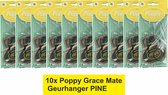 Poppy Grace Mate Geurhanger "PINE" Voordeel verpakking 10 STUKS.