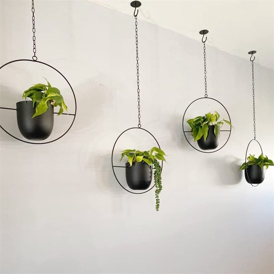Smaxcn Set van 2 hangende plantenhangers, boho, hangende plantenbakken