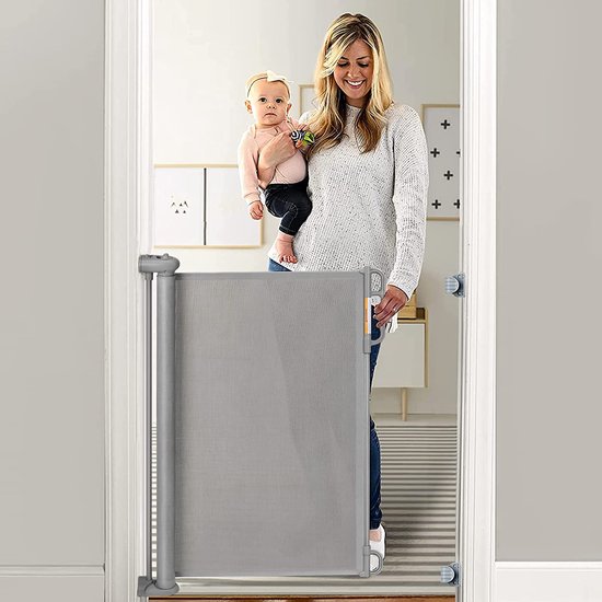 doorgaan potlood lid Oprolbaar Traphekje - 150 cm - Veiligheidshekje - Veiligheidshekje voor  Baby's -... | bol.com