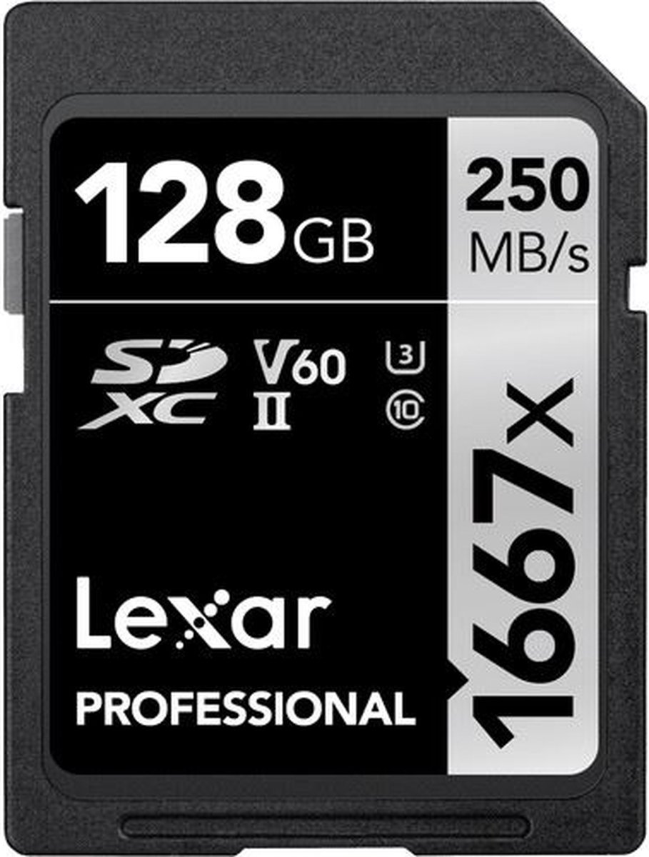 Lexar Pro SDXC 1667X 128GB Global 2 Pack