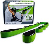 Niet-elastische trainingsband met lussen: vrij bewegen met deze lusvormige fitnessband met lussen, premium stretchband voor sport en fysiotherapie
