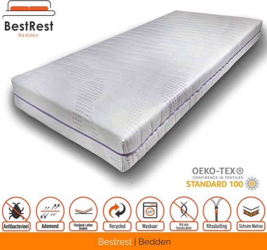 Koudschuim matras Hr 55 - 140x200 - 16cm matrasdikte