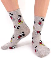 Leuke sokken - 1 x Mickey Mouse - 1 x Giraf - One Size