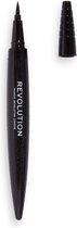 Makeup Revolution Renaissance Eyeliner - Black Waterproof - Zwart