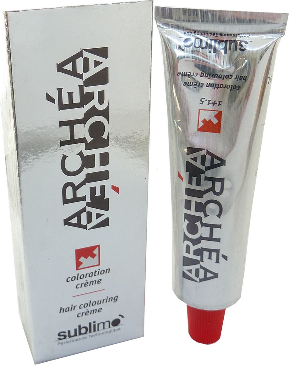 Sublimo Archea Haarkleuring Permanente Crème 60ml - 06.23 Dark Iridescent Golden Blonde / Dunkel Schillerndes Goldblond