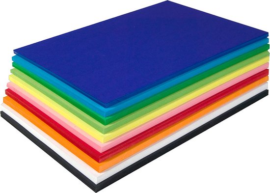 Mixpakket - 180 GM - A3 formaat - 10 kleuren x 10 vel (100 vel) - 118041
