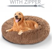 Hondenmand - Hondenkussen - Wasbaar - Groot - XL - 80 cm - 100% katoen - Fluffy - Geschikt voor honden