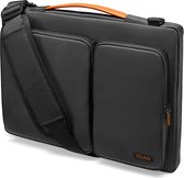Sounix Laptop Bag - 14 pouces - Sac à bandoulière avec compartiment pour ordinateur portable - Bandoulière - Zwart