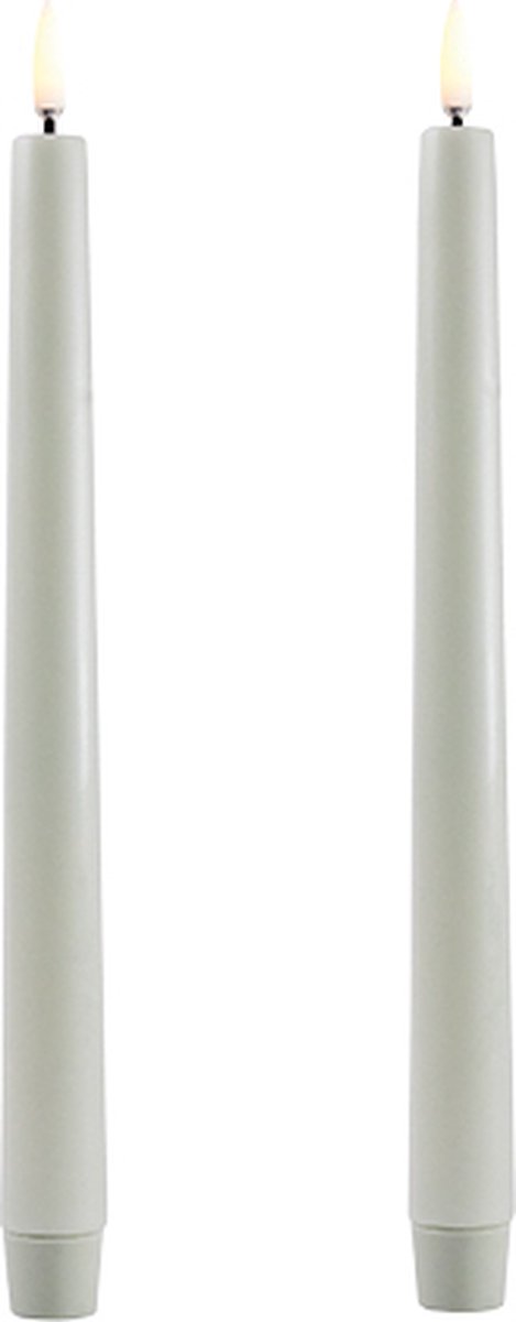 Uyuni LED Tafelkaars - Dusty Green - 25CM - Set van 2