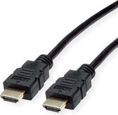 ROLINE HDMI High Speed kabel met Ethernet, TPE, zwart, 2 m