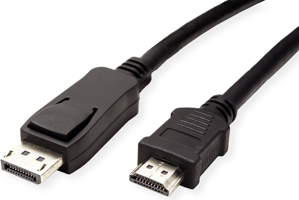 VALUE DisplayPort kabel DP - HDTV, M/M, zwart, 3 m