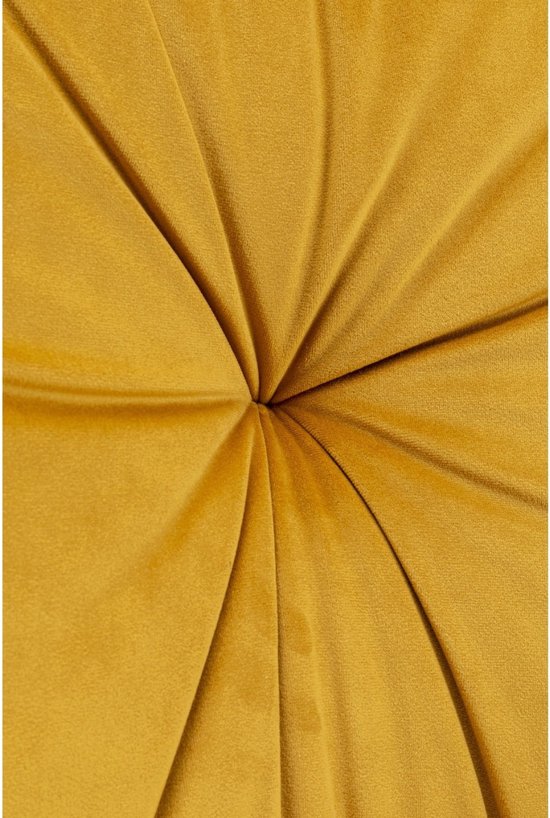 Chaise de salle à manger avec accoudoirs Kare Mila Yellow