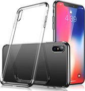 Hoesje Backcover Clear voor Apple iPhone X/Xs Zwart