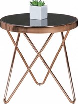 Gate39 - Jassa 42 x 42 Sidetable - Koper / Zwart