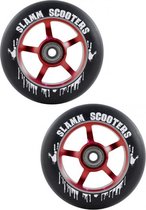 5 spaak aluminium core wheel red 110mm