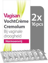 Vagisan VochtCrème Cremolum 2X 16st | Bij Vaginale Droogheid | Hormoonvrij