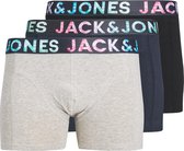 Jack&Jones Heren 3-Pack Trunks Black Navy Blazer LGM L