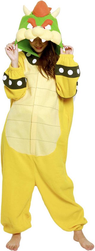 Bowser Onesie Suit Costume Outfit (Nintendo - Super Mario ) Déguisements Premium - Adultes et Enfants - Taille Unique (155-180 cm)