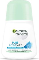 Mineral Pure Active anti-transpirant in een roll-on 50ml