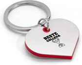 Akyol - collega sleutelhanger hartvorm - Collega - beste collega's - cadeau - afscheid - verjaardag - leuk kado voor je collega om te geven