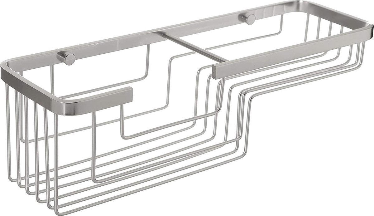 Tatay Rectangular 37x12x11.3 Cm Douchemand Zilver