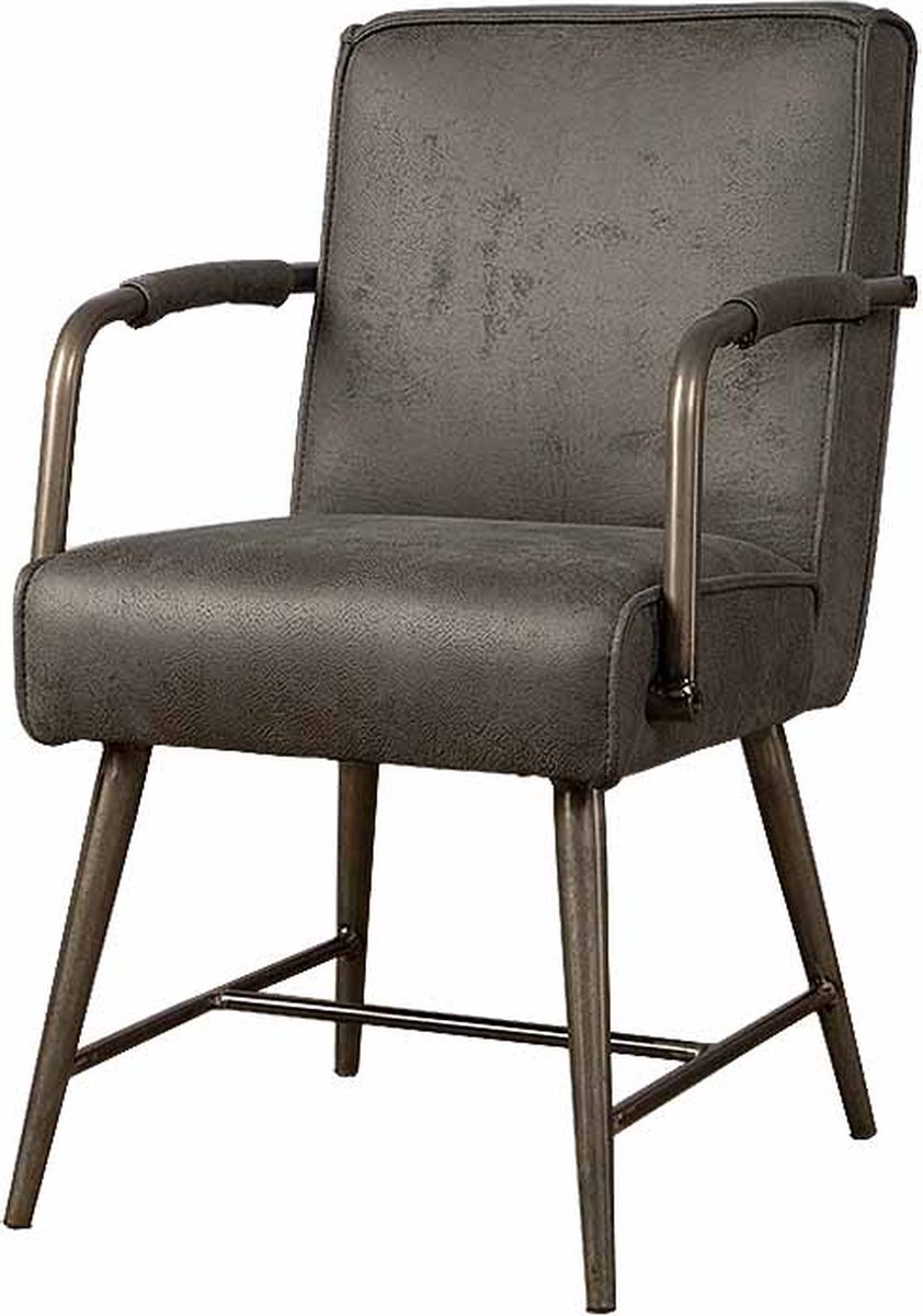 SIDD Belmonte armchair - fabric cherokee 1 grey