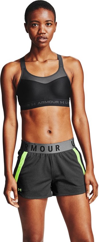 Under Armour Crossback Sportbeha High Impact Zwart 85 / C Vrouw