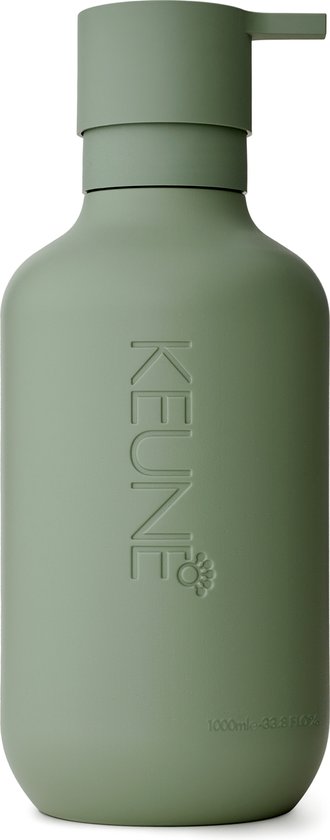Distributeur Keune vert sauge avec pompe, 1000 ml.