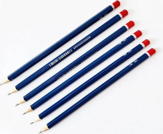 Crayons HB 12 pièces