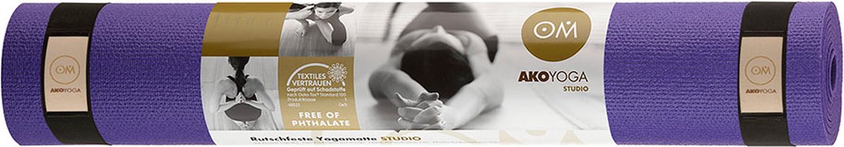 Studio Pro Yoga Mat - 4.5mm Paars 183 cm