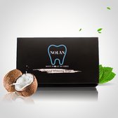 Nolan®- teeth whitening strips - Professionele Tandenbleek Strips - 28 Strips - Wittere Tanden - Zonder Peroxide - Tanden Bleken