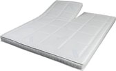 Splittopper matras Victoria de luxe 3D 180x200x10cm latex zomer en winter zijde