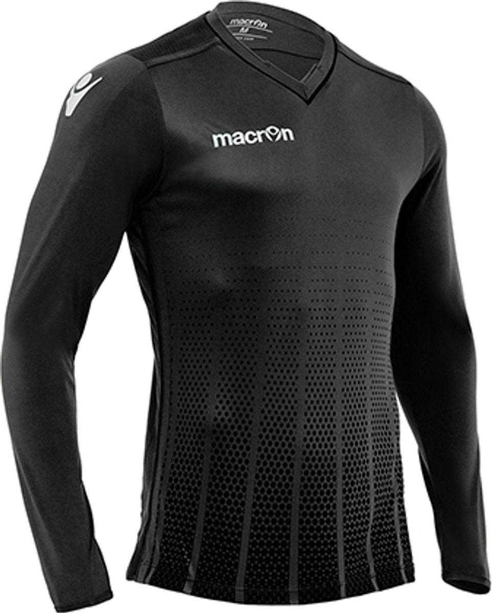 Macron Gemini Keepershirt Lange Mouw Heren - Zwart | Maat: XL