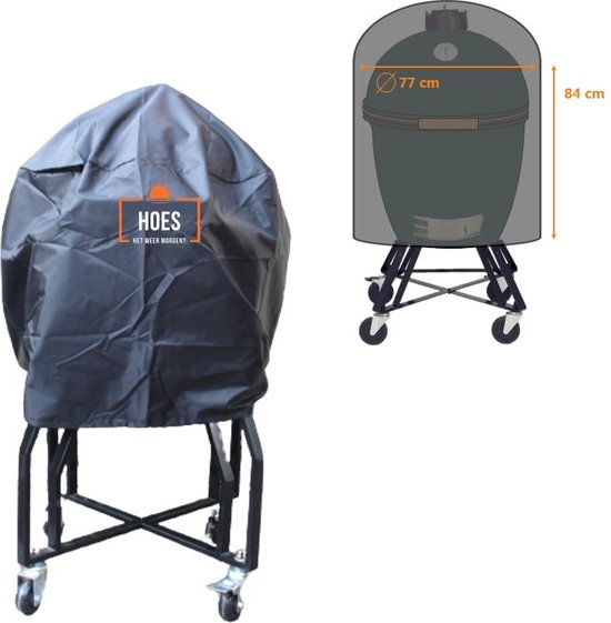 Housse de BBQ ronde étanche - 84 cm x 77 cm - Housse de protection pour BBQ  