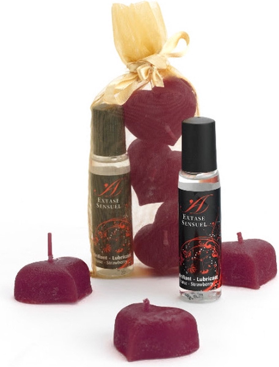 Extase Sensuel Naughty Silk Nights Geschenkset - Rood