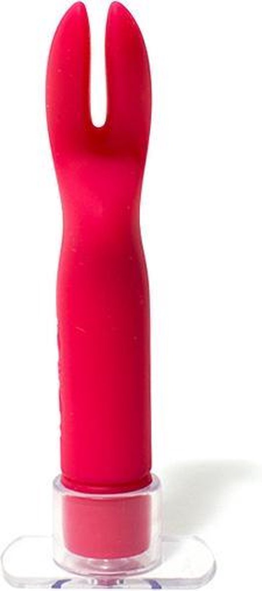Goedkoopste Tickler Bunny - Rood - Vibrator