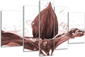 Peinture sur verre Fleur | Marron, rouge | 170x100cm 5 Liège | Tirage photo sur verre |  F006646