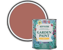 Rust-Oleum Rood Tuinverf Matt - Zalm 750ml