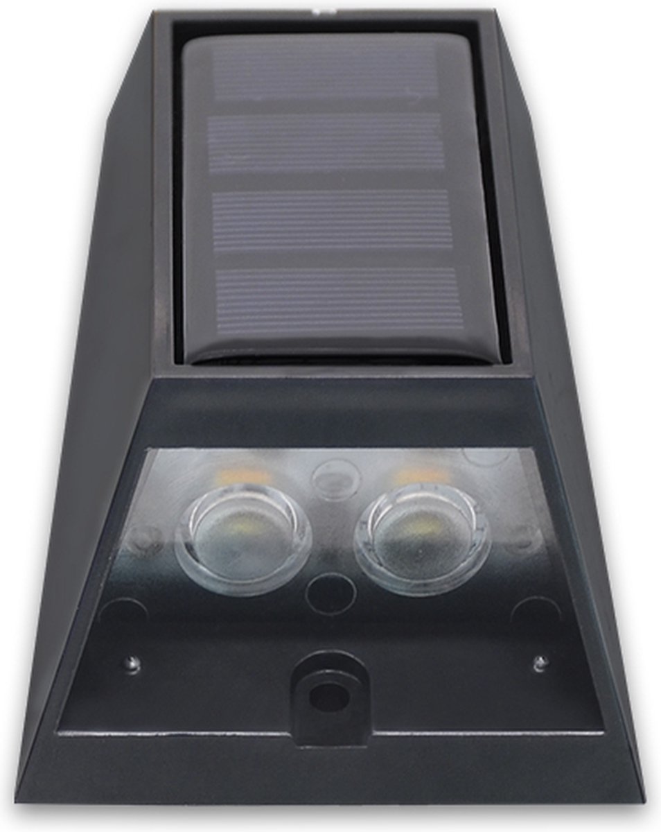 Calex Spot On Draadloze Buitenverlichting - Set van 3 stuks - Wandlamp op Batterij - Buitenlamp met eenvoudige installatie - Warm Wit licht - incl timer en bewegingssensor - Wit