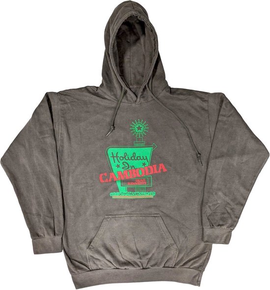 Foto: Dead kennedys holiday in cambodia hoodie trui s grijs