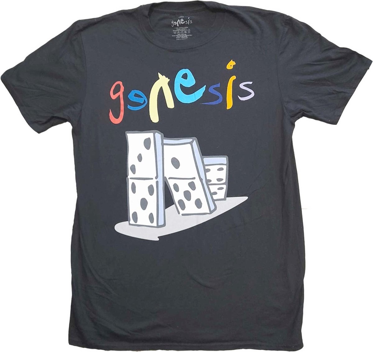 Genesis - The Last Domino? Heren T-shirt - L - Zwart