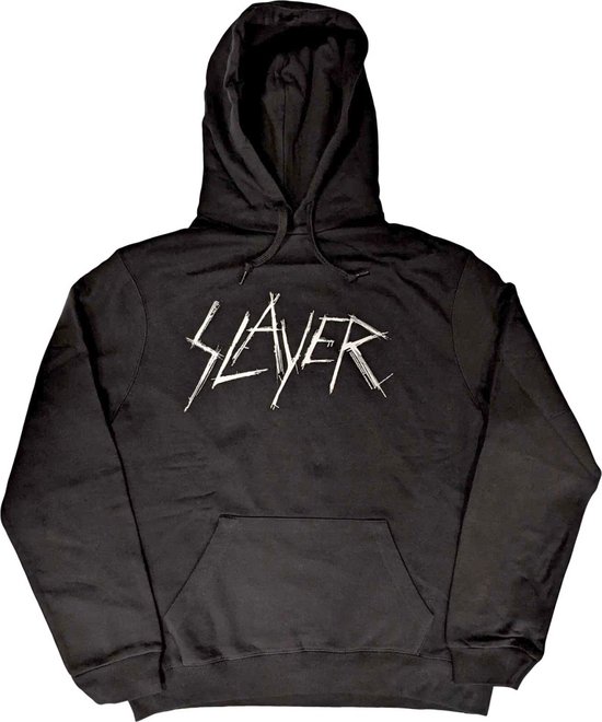 Maglietta Donna Slayer Scratchy Logo – Manica Corta, 100% Cotone, Nero