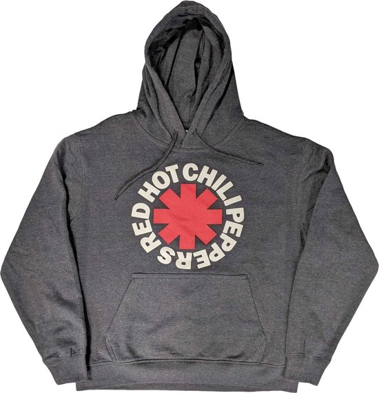 Red Hot Chili Peppers - Classic Asterisk Hoodie/trui - S - Grijs