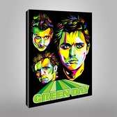 Canvas WPAP Pop Art Green Day - 50x70cm
