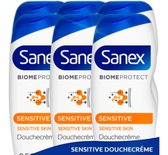 Sanex Sensitive Shower Gel - pour peaux sensibles - 6 x 500 ml