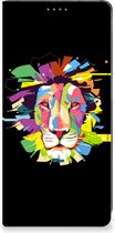 Book Case Geschikt voor Samsung Galaxy A34 Smart Cover Lion Color