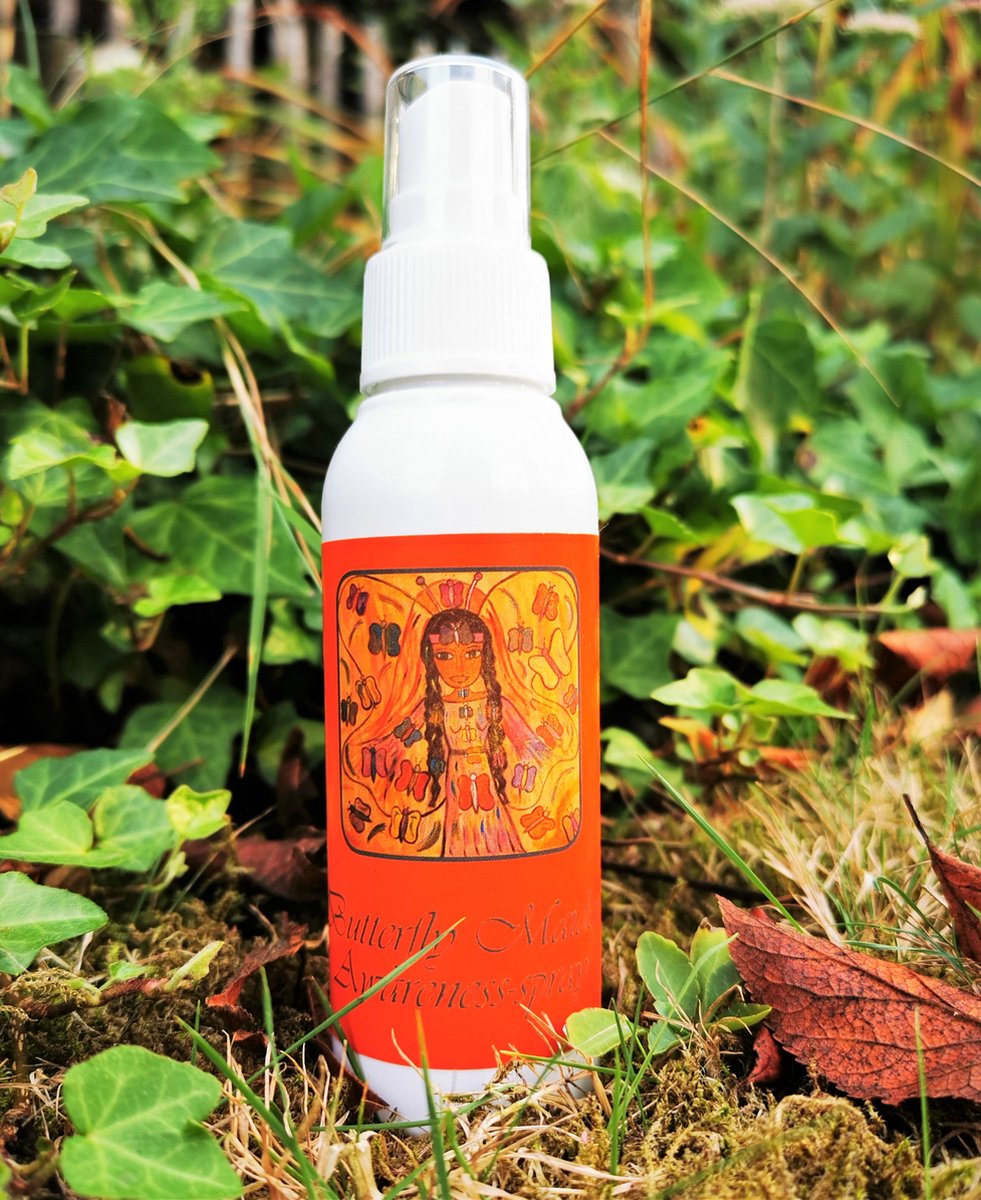 Goedkoopste Butterfly Maiden Awareness Spray - Magical Aura Chakra Spray - In the Light of the Goddess by Lieve Volcke - Auraspray -100 ml